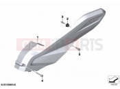 Cover for intake silencer 2 - BMW Motorrad C 400 GT (0C06, 0C16) 2019