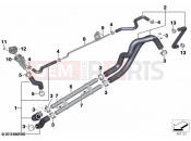 BMW Motorrad BMW 2019 C models C 400 GT (0C06, 0C16) Coolant lines | Coolant lines