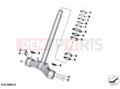 BMW Motorrad BMW 2019 C models C 400 GT (0C06, 0C16) Fork bridge | Fork bridge