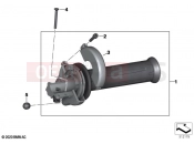 Throttle grip heated 2 - BMW Motorrad C 400 GT (0C06, 0C16) 2019