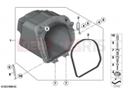 BMW Motorrad BMW 2024 C models CE04 (0C51, 0C53) Helmet compartment base | Helmet compartment base