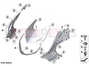 BMW Motorrad BMW 2024 C models CE04 (0C51, 0C53) Headlight cover | Headlight cover