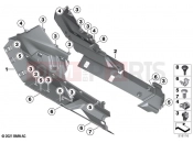 BMW Motorrad BMW 2024 C models CE04 (0C51, 0C53) Trim panel footboard | Trim panel footboard