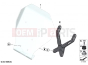 BMW Motorrad BMW 2024 C models CE04 (0C51, 0C53) Windscreen, high | Windscreen, high