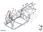 BMW Motorrad BMW 2024 C models CE04 (0C51, 0C53) Main frame | Main frame
