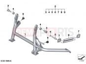 BMW Motorrad BMW 2024 C models CE04 (0C51, 0C53) Centre stand 2 | Centre stand 2