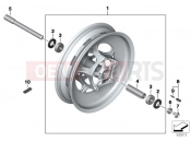 BMW Motorrad BMW 2024 C models CE04 (0C51, 0C53) Front wheel | Front wheel
