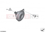 BMW Motorrad BMW 2024 C models CE04 (0C51, 0C53) Horn | Horn