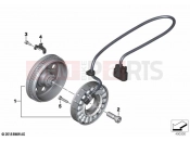 BMW Motorrad BMW 2024 S models S 1000 R (0E51, 0E53) Alternator