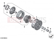 BMW Motorrad BMW 2024 S models S 1000 R (0E51, 0E53) Clutch with drive plate