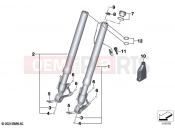 BMW Motorrad BMW 2024 S models S 1000 R (0E51, 0E53) Telescope fork
