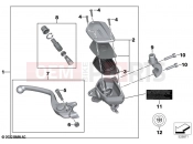 BMW Motorrad BMW 2024 S models S 1000 R (0E51, 0E53) Control assembly fitting