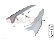 BMW Motorrad BMW 2024 S models S 1000 R (0E51, 0E53) Rear side panel