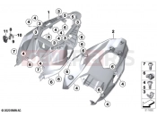 BMW Motorrad BMW 2024 S models S 1000 R (0E51, 0E53) Tail part