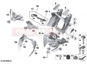 BMW Motorrad BMW 2024 S models S 1000 R (0E51, 0E53) Front panel carrier