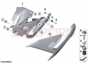 BMW Motorrad BMW 2024 S models S 1000 R (0E51, 0E53) Side trim panel