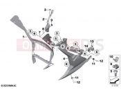 BMW Motorrad BMW 2024 S models S 1000 R (0E51, 0E53) Radiator trim