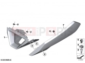 BMW Motorrad BMW 2024 S models S 1000 R (0E51, 0E53) Engine spoiler