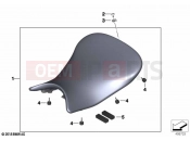 BMW Motorrad BMW 2024 S models S 1000 R (0E51, 0E53) Seat bench