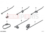 BMW Motorrad BMW 2024 S models S 1000 R (0E51, 0E53) Cable tie, cable tie with holder