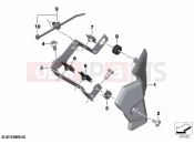 BMW Motorrad BMW 2024 S models S 1000 R (0E51, 0E53) Bracket / trim relay