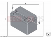 BMW Motorrad BMW 2024 S models S 1000 R (0E51, 0E53) AGM battery