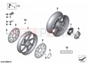 BMW Motorrad BMW 2024 S models S 1000 R (0E51, 0E53) Retrofitting forged wheels