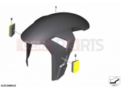 BMW Motorrad BMW 2024 S models S 1000 R (0E51, 0E53) Wheel cover carbon front