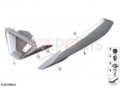 BMW Motorrad BMW 2024 S models S 1000 R (0E51, 0E53) Engine spoiler  2
