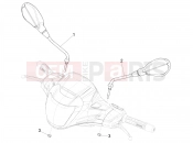 PIAGGIO Beverly 400 HPE E5 (EU) Driving mirror/s