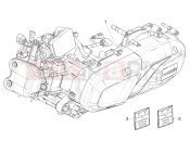 PIAGGIO Beverly 400 HPE E5 (EU) Engine assembly