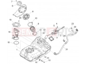 Fuel tank - Piaggio Medley 125 E5 (EU) 2022