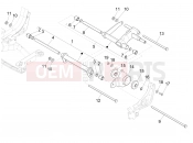 Swinging arm - Piaggio Medley 125 E5 (EU) 2022