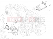 Stater - Electric starter - Piaggio MP3 310 HPE / HPE Sport E5+ (EU) 2024
