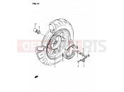 SUZUKI AP507 W (1998) (T/7/V) 41 - REAR WHEEL