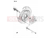 SUZUKI AP50R7 W (1998) (T/7/V) 34 - FRONT WHEEL