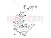 SUZUKI AP50 T (1996) (T/7/V) 31 - REAR LEG SHIELD