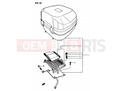 SUZUKI AP50 T (1996) (T/7/V) 43 - SADDLE BOX (OPTIONAL)