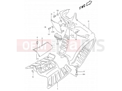 SUZUKI AY50 W (1998) Katana 31 - REAR LEG SHIELD