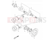 SUZUKI AY50 Y (2000) Katana 4C - CRANKSHAFT (MODEL AY50 K1)