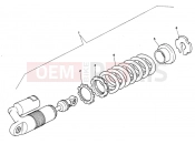DUCATI 1995 Supersport 400 SS REAR SHOCK ABSORBER » SWING ARM