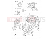 SUZUKI AY50 K1 (2001) Katana 2D - CRANKCASE (MODEL AY50 K2, SEE NOTE )