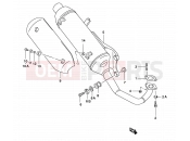SUZUKI AY50 K1 (2001) Katana 7A - MUFFLER (MODEL K1/K2 P26)