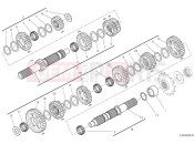 DUCATI 2025 Desert X Gear box