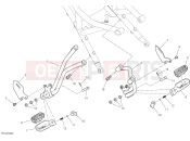 DUCATI 2025 Desert X Rear footrests