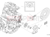 DUCATI 2025 Desert X Rally Front sprocket & chain
