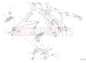 DUCATI 2025 Panigale V2 Superquadro Final Edition Rear footrests