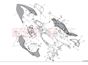 DUCATI Panigale V4 S Rear fairings