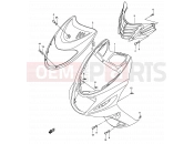 SUZUKI AY50 K3 (2003) Katana 30B - FRONT LEG SHIELD (MODEL K3)