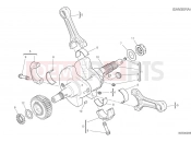 DUCATI 2025 Hypermotard 950 Crankshaft